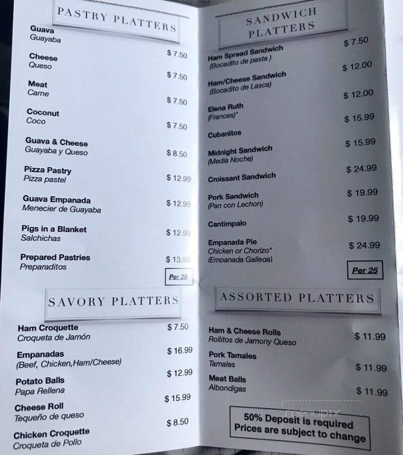Party Cake Bakery - Cutler Bay, FL menu_pic