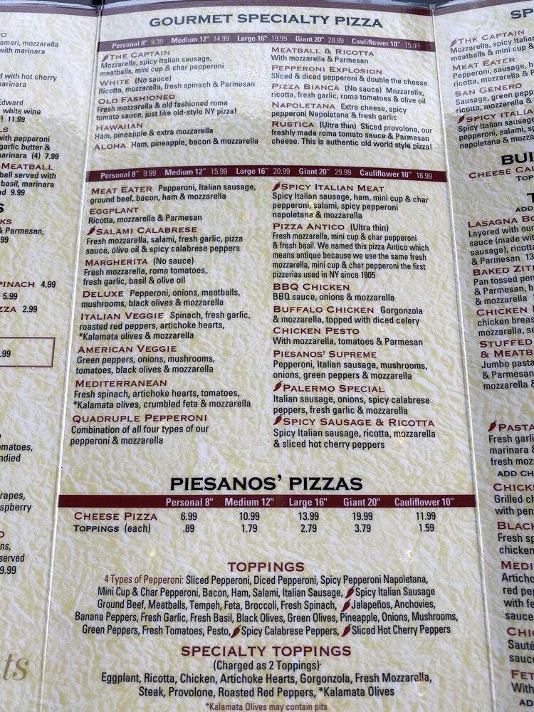Piesanos Stone Fired Pizza - Clermont, FL
