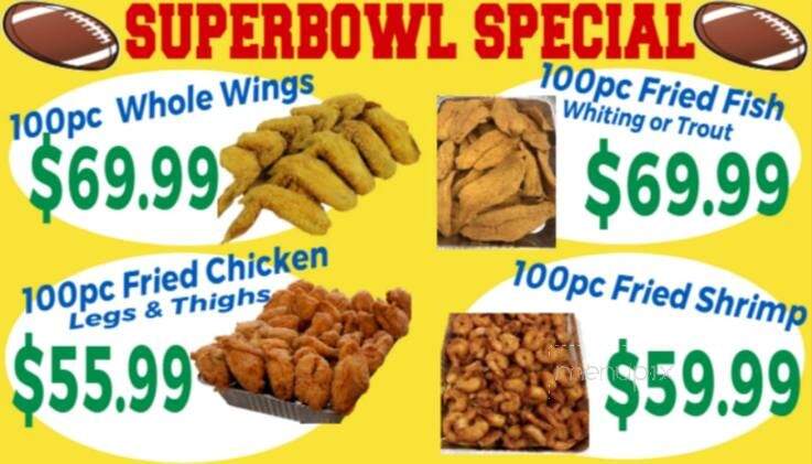 Shark's Fish and Chicken - Lanham, MD menu_pic