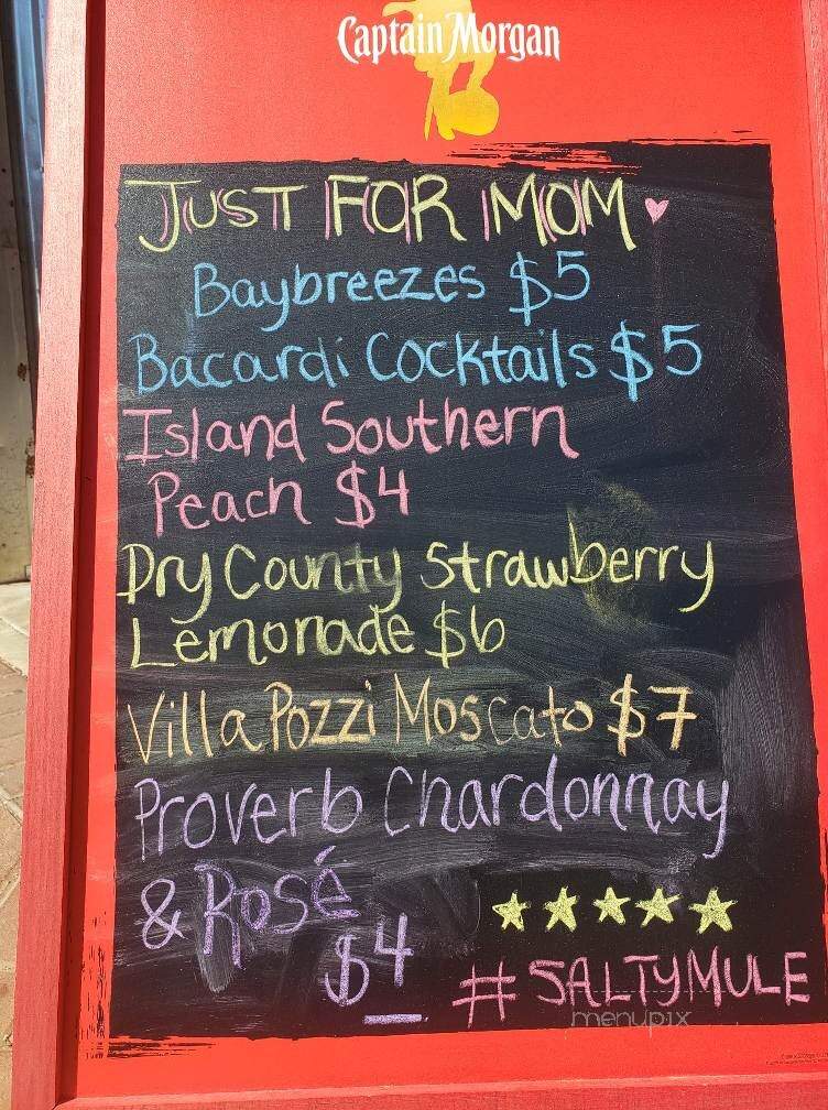 The Salty Mule - Canton, GA menu_pic