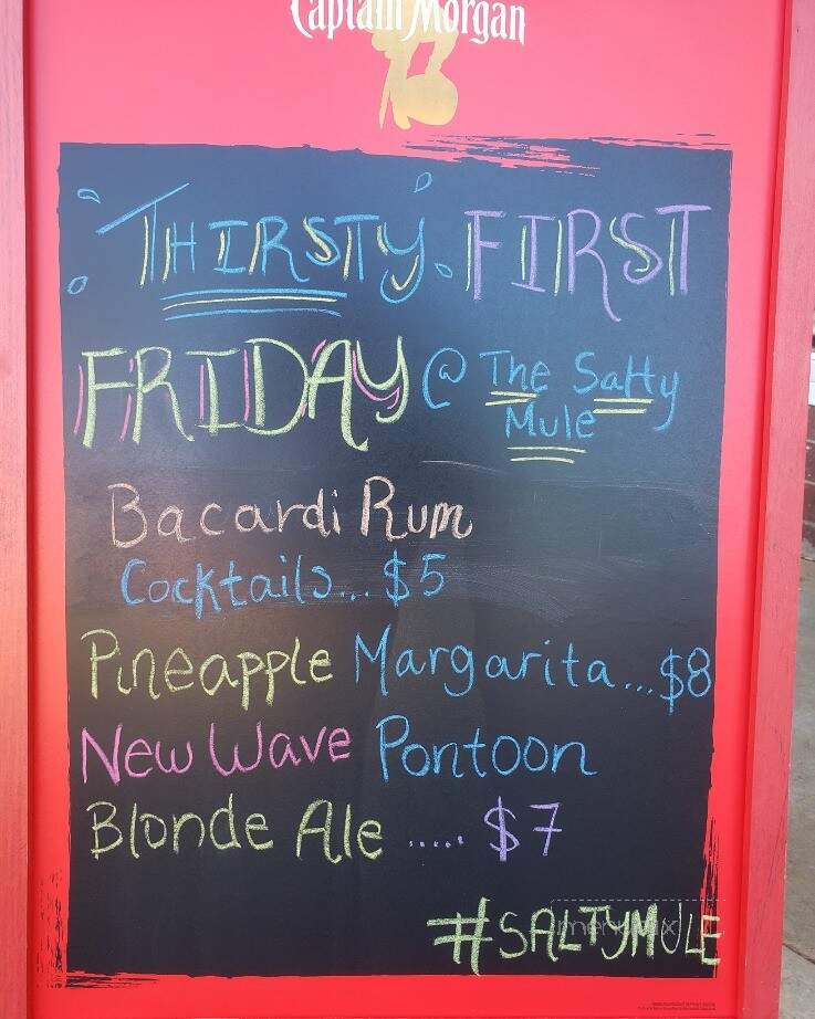 The Salty Mule - Canton, GA menu_pic