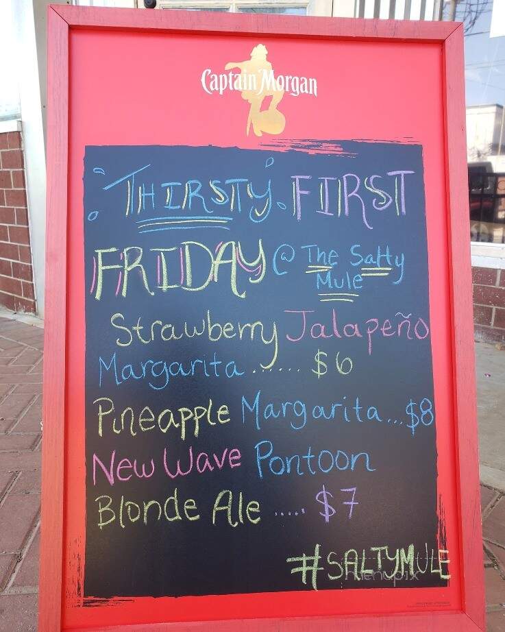 The Salty Mule - Canton, GA menu_pic