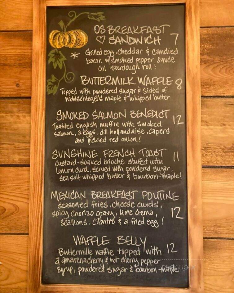 Old School Cafe - Naples, NY menu_pic