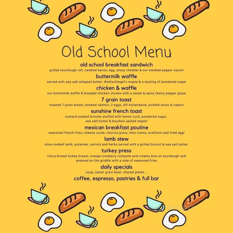 Old School Cafe - Naples, NY menu_pic