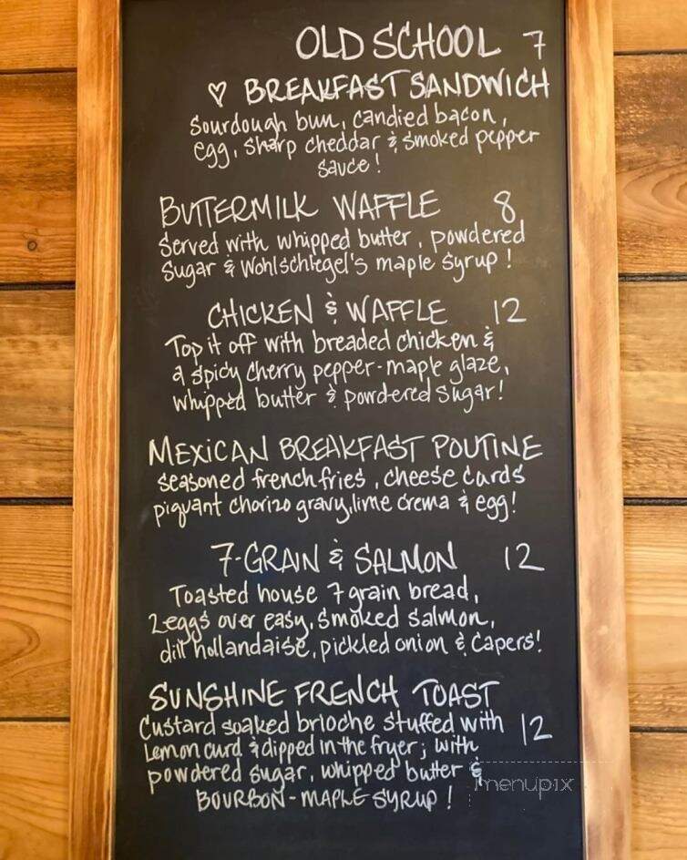 Old School Cafe - Naples, NY menu_pic