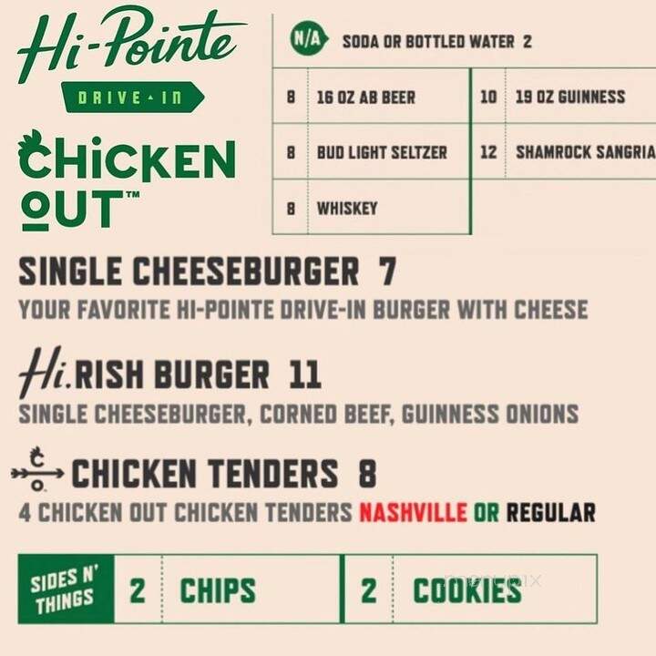 Hi-Pointe Drive-In - Kirkwood, MO menu_pic