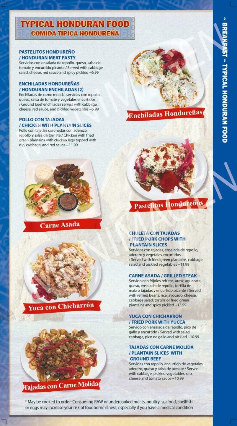 Pirulos Restaurant - Spindale, NC menu_pic