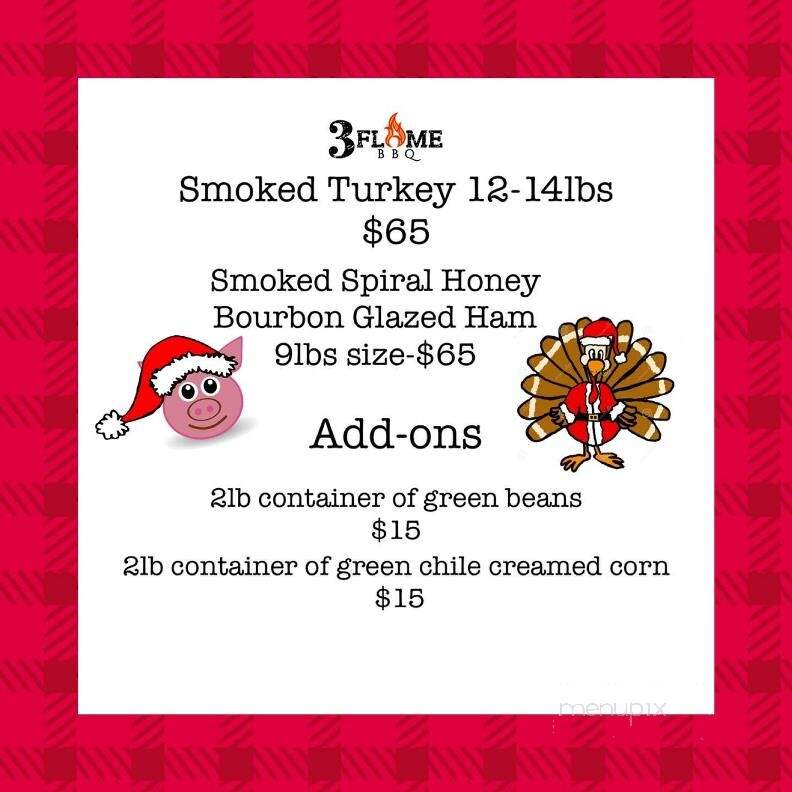 3 Flame BBQ - Sunbury, OH menu_pic