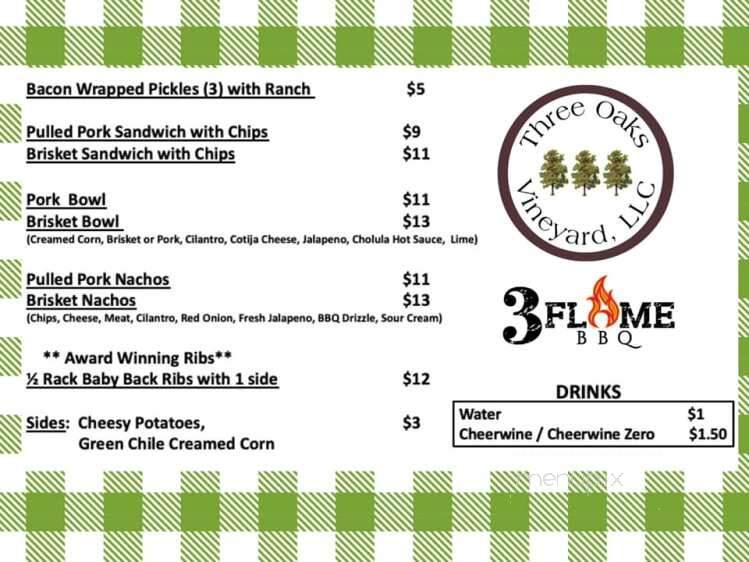 3 Flame BBQ - Sunbury, OH menu_pic