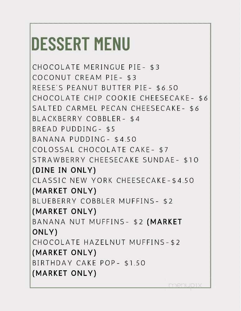 Ole Rooste - Connersville, IN menu_pic