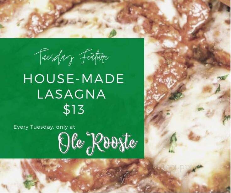 Ole Rooste - Connersville, IN menu_pic