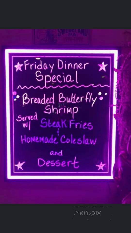 Swedeland Volunteer Fire Company - Swedeland, PA menu_pic