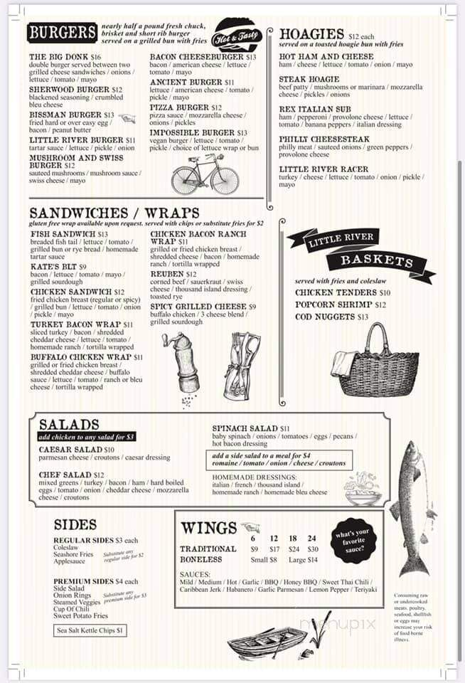 Little River Cafe - Oregonia, OH menu_pic
