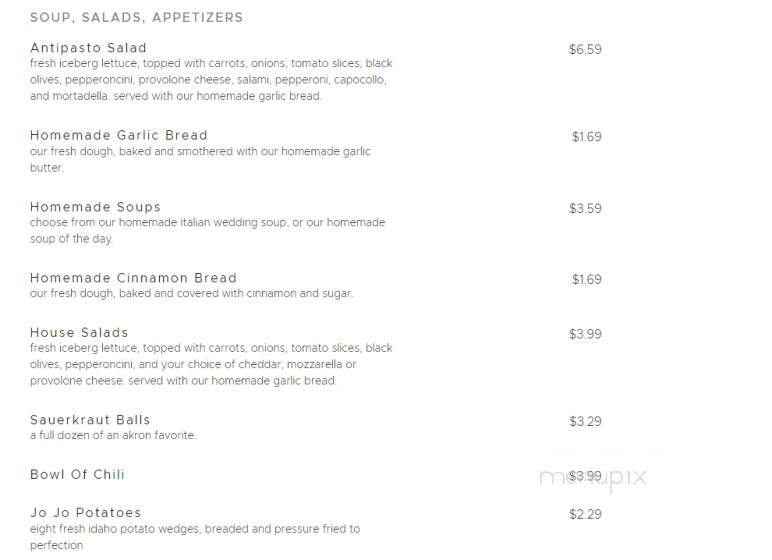 Lembos Italian Restaurant - Akron, OH menu_pic