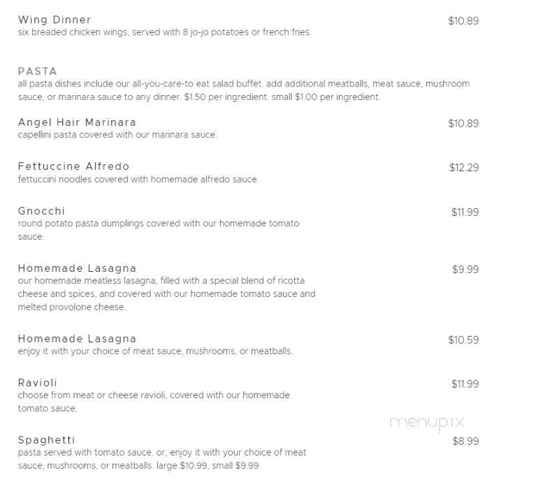 Lembos Italian Restaurant - Akron, OH menu_pic
