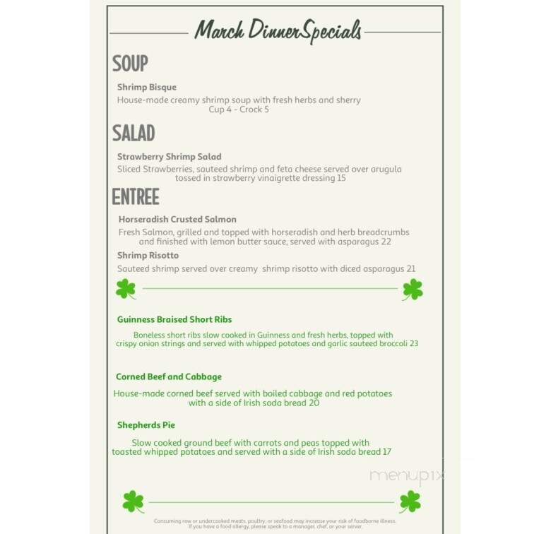 Fireside Bar and Grill - Marlboro, NJ menu_pic