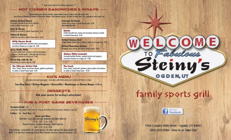 Steiny's Family Sports Grill - Ogden, UT