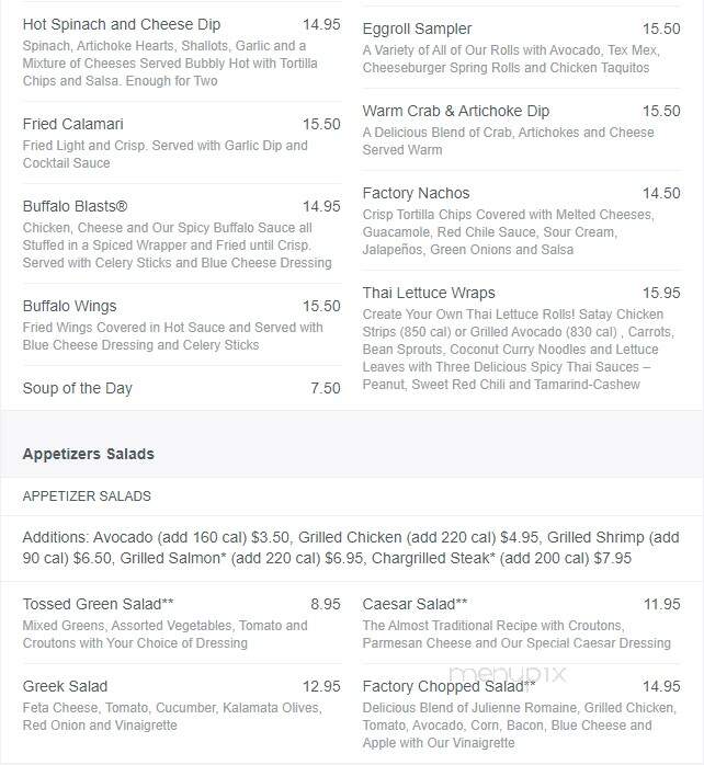 Naples Cheesecake Co. - Naples, FL menu_pic