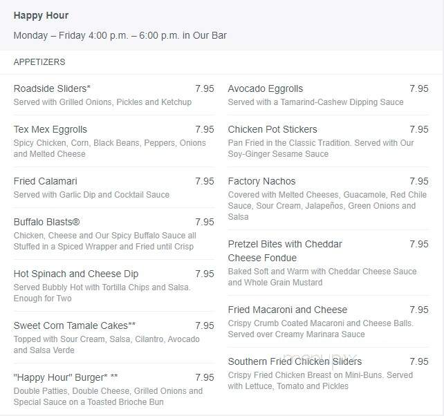 Naples Cheesecake Co. - Naples, FL menu_pic