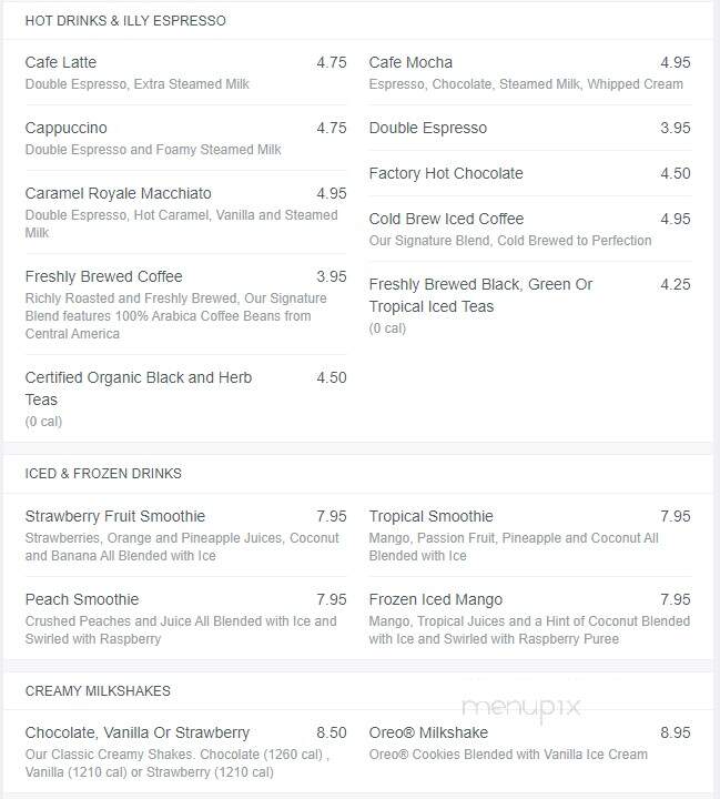 Naples Cheesecake Co. - Naples, FL menu_pic