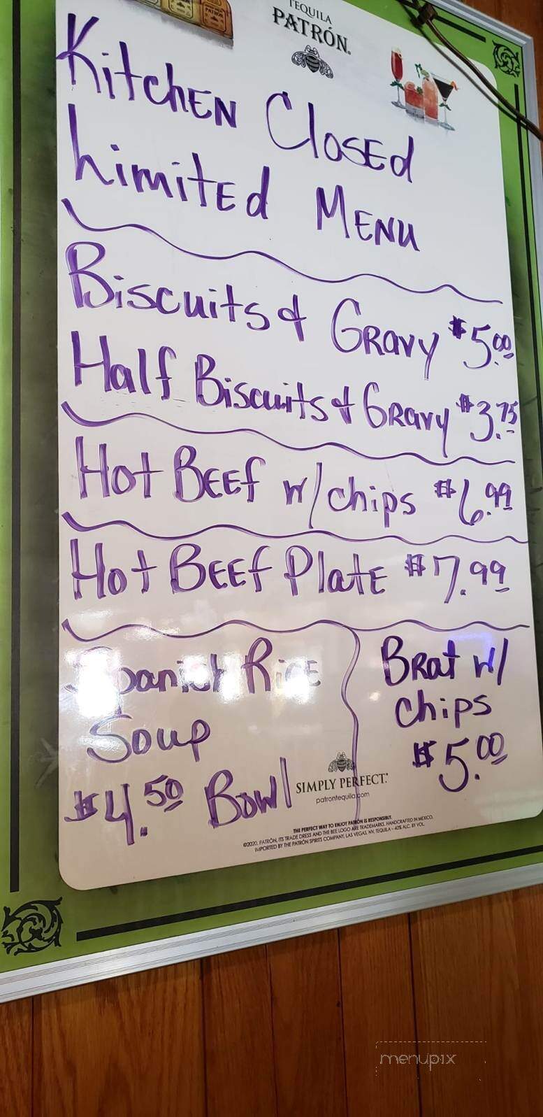 Slim's Lake Hallie Tavern - Chippewa Falls, WI menu_pic