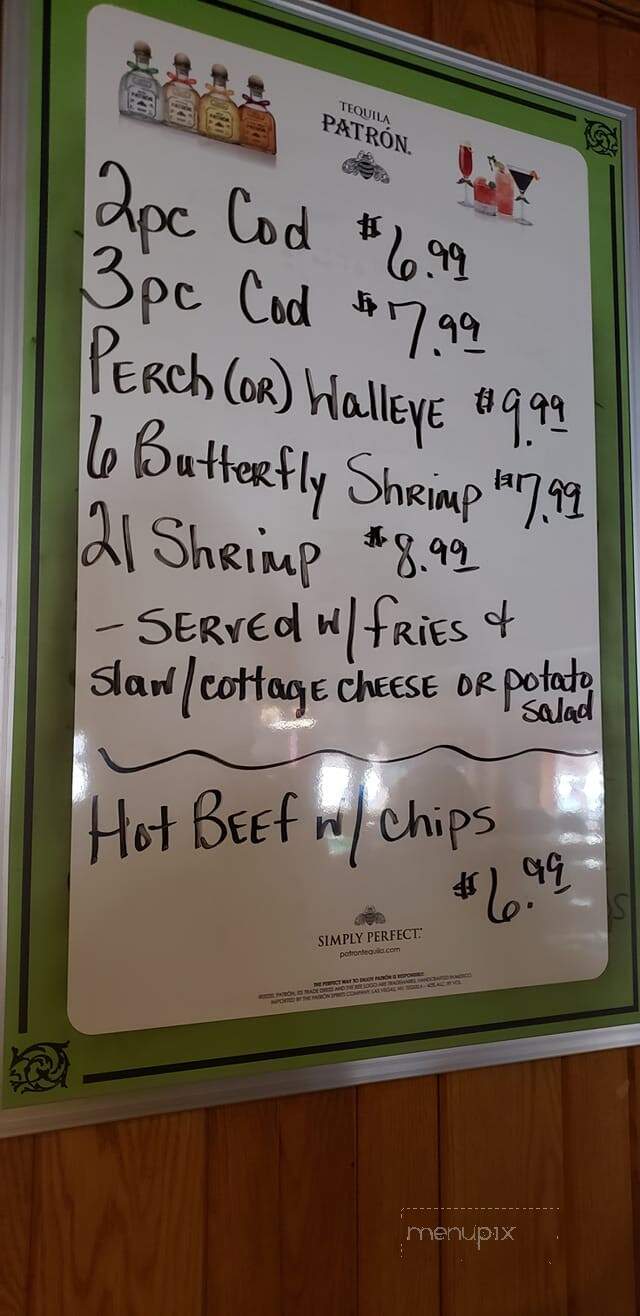 Slim's Lake Hallie Tavern - Chippewa Falls, WI menu_pic