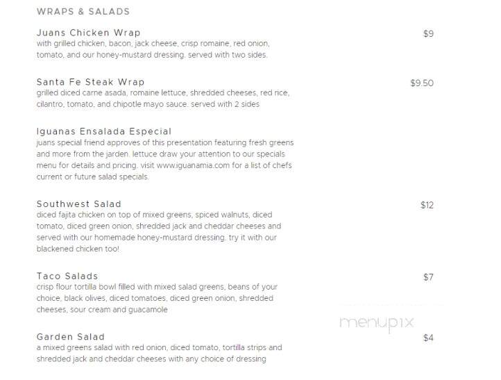 Iguana Mia Mexican Restaurant - Cape Coral, FL menu_pic