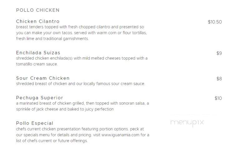 Iguana Mia Mexican Restaurant - Cape Coral, FL menu_pic