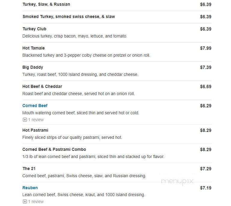 Maria's Italian Bakery - Novi, MI menu_pic
