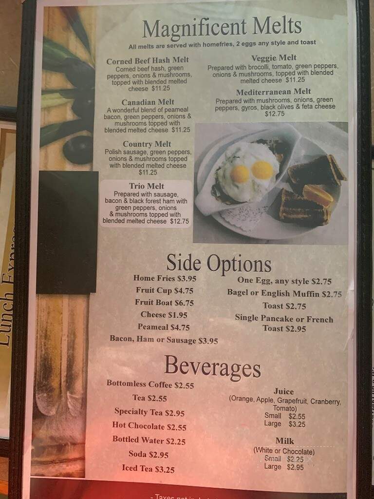 Omega Family Restaurant - Kitchener, ON menu_pic