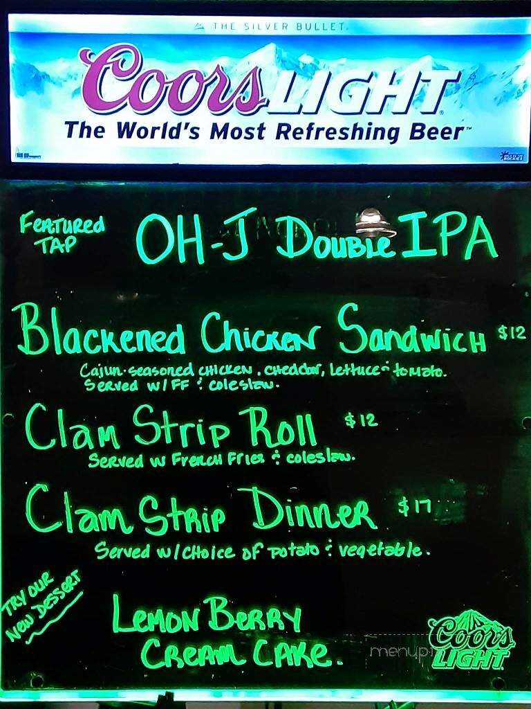 J's Corner Restaurant & Lounge - Gorham, NH menu_pic