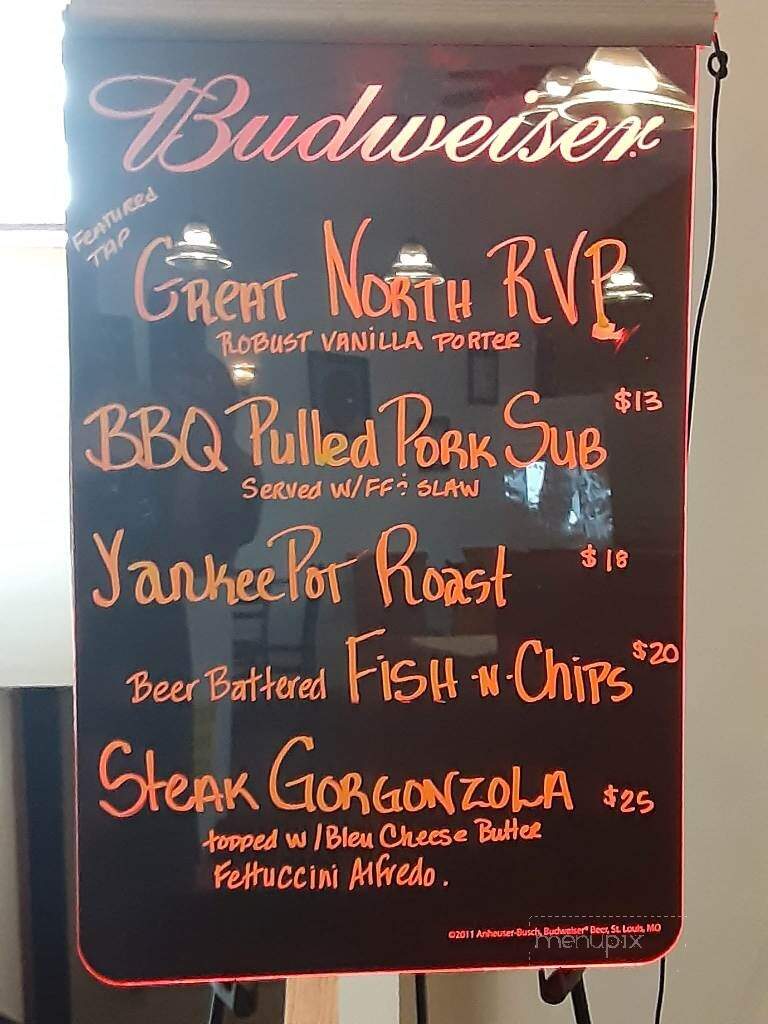 J's Corner Restaurant & Lounge - Gorham, NH menu_pic