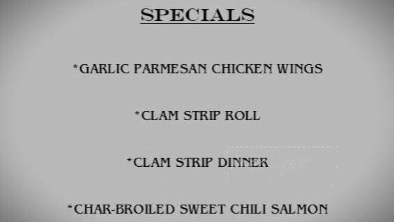 J's Corner Restaurant & Lounge - Gorham, NH menu_pic