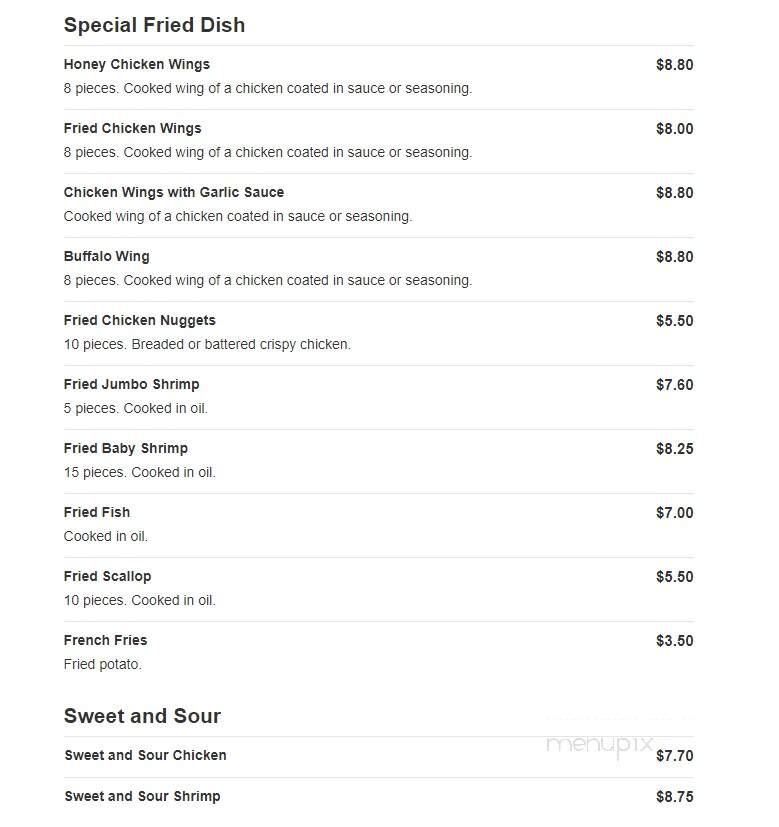 Hop-Shing Kitchen - Long Branch, NJ menu_pic