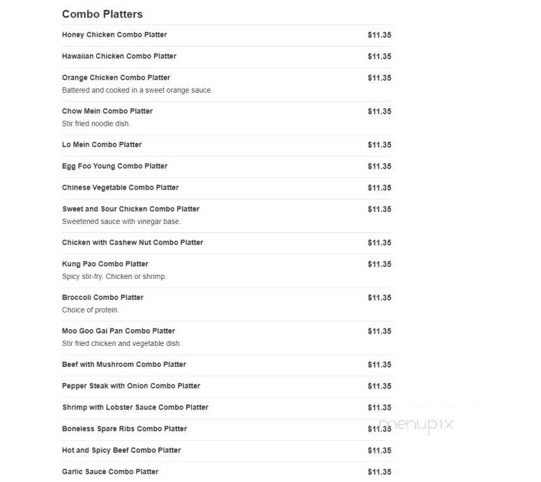 Hop-Shing Kitchen - Long Branch, NJ menu_pic