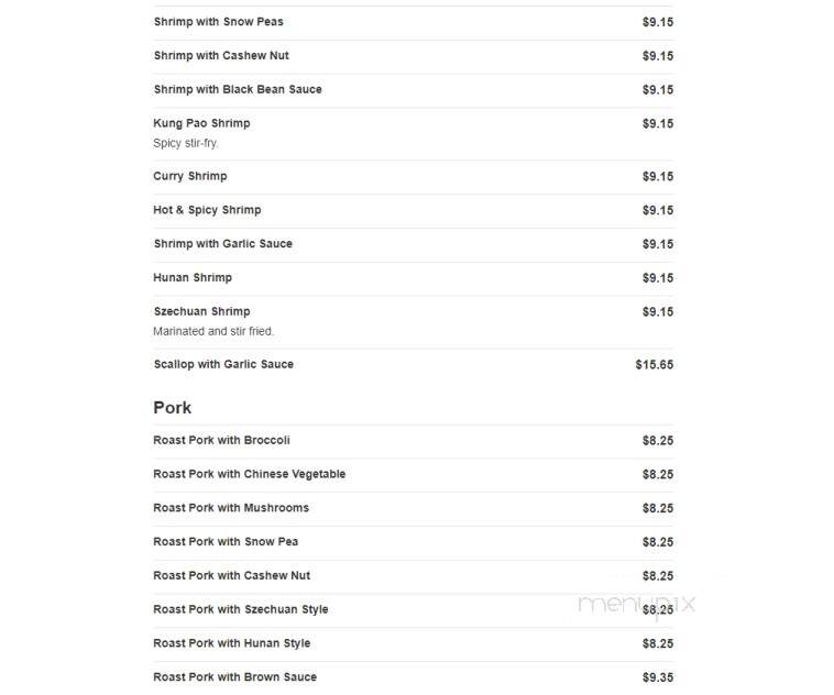 Hop-Shing Kitchen - Long Branch, NJ menu_pic
