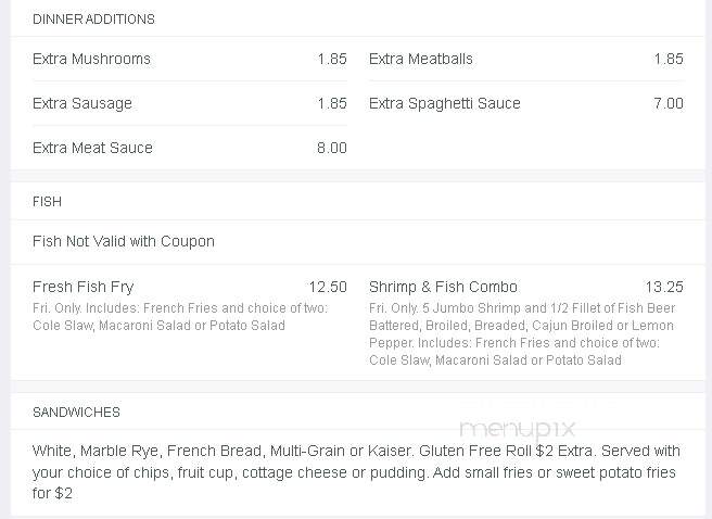 La Hacienda Brighton - Tonawanda, NY menu_pic
