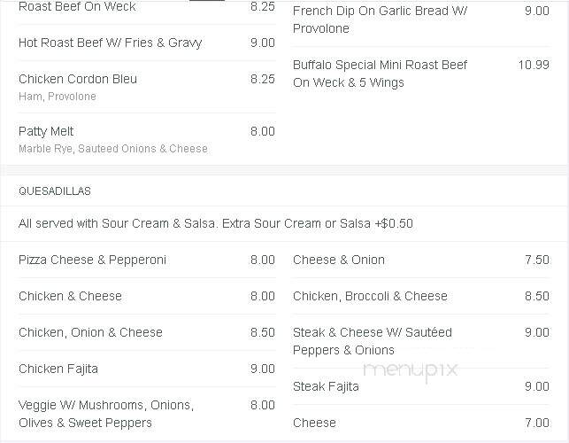 La Hacienda Brighton - Tonawanda, NY menu_pic