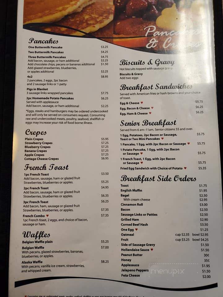 Bay View Family Restaurant - Green Bay, WI menu_pic