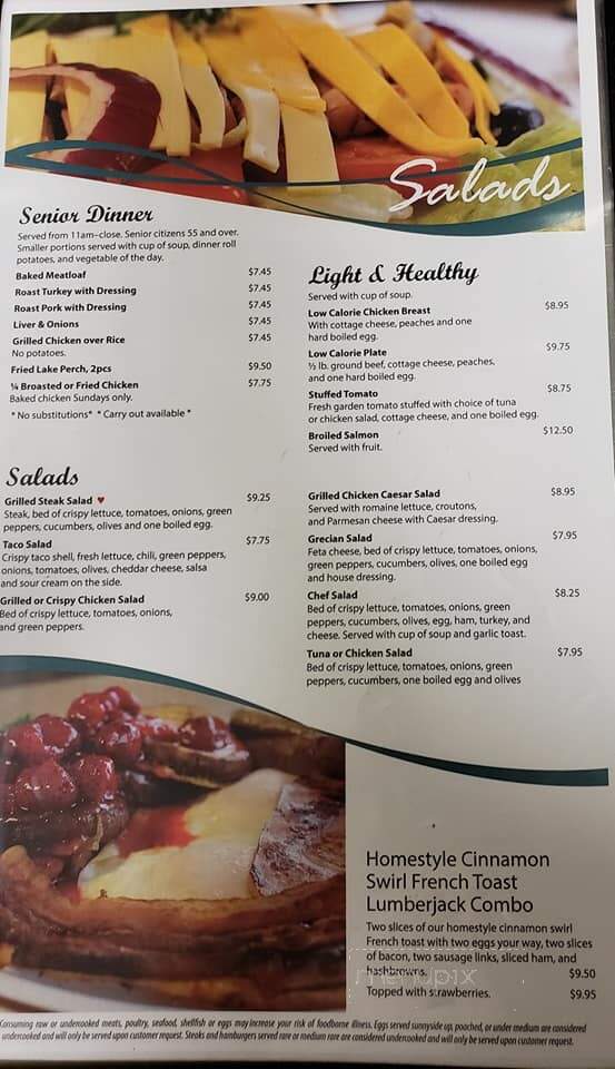 Bay View Family Restaurant - Green Bay, WI menu_pic