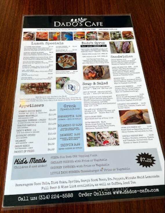 Dados Cafe - Saint Louis, MO menu_pic
