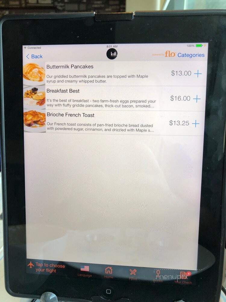 Loft - Jamaica, NY menu_pic