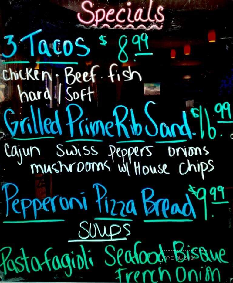 SouthBay Bar and Grill - Rochester, NY menu_pic