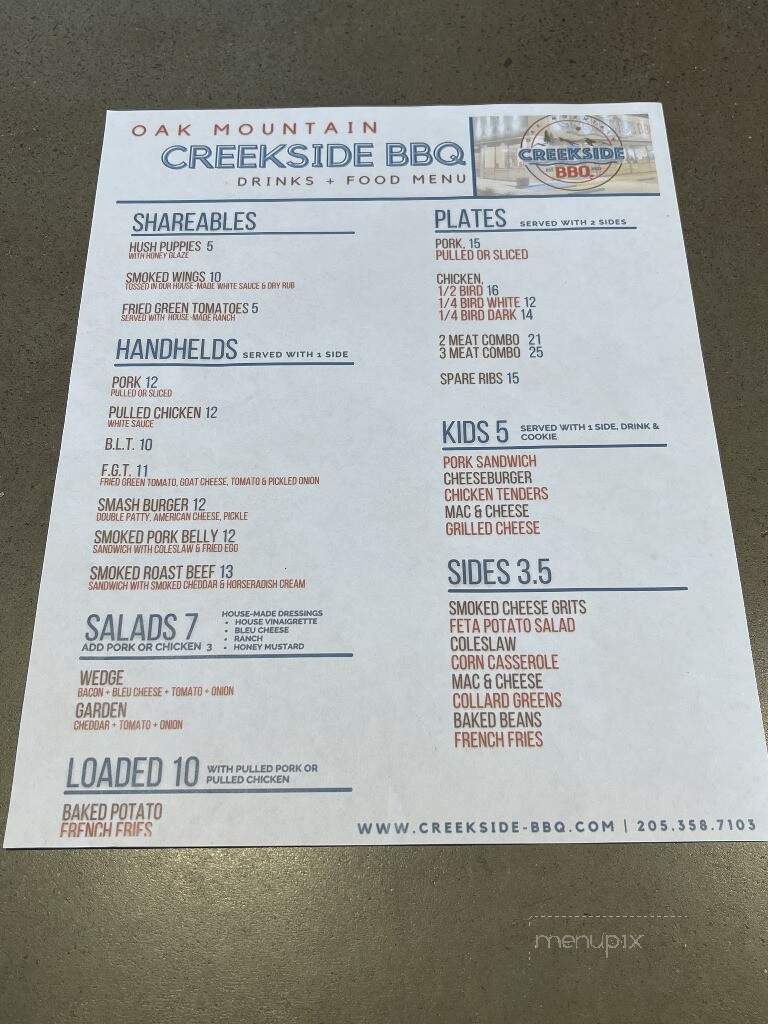 Creekside BBQ - Pelham, AL