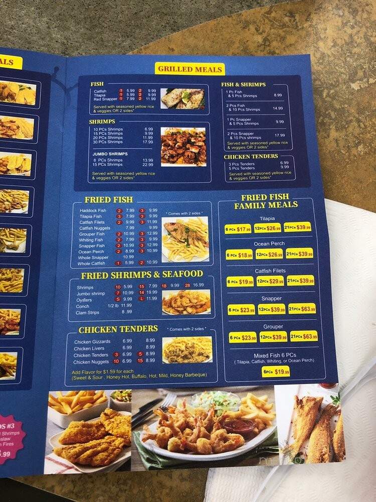Pirate Hook Seafood and Chicken - Fort Myers, FL menu_pic
