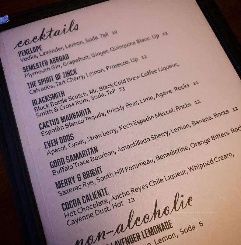 The Regent Lounge - Ithaca, NY menu_pic