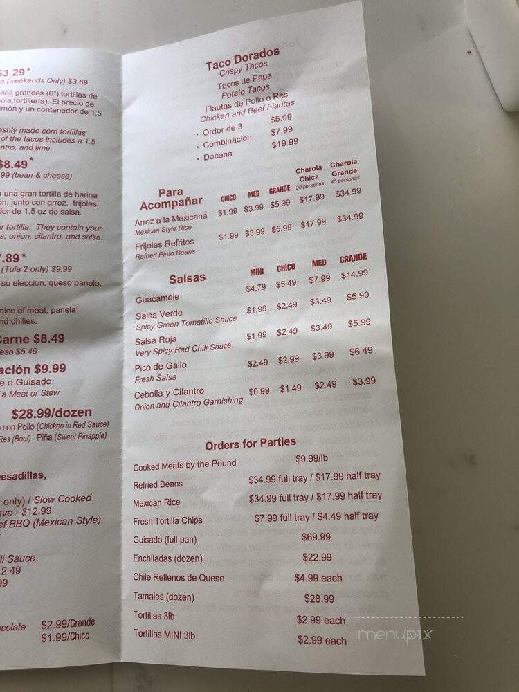 Tula Market - Lake Forest, CA menu_pic