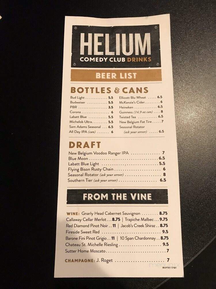 Elements at Helium Comedy Club - Buffalo, NY