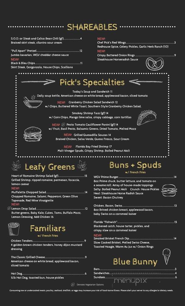 The Legends Grille - St Augustine, FL menu_pic