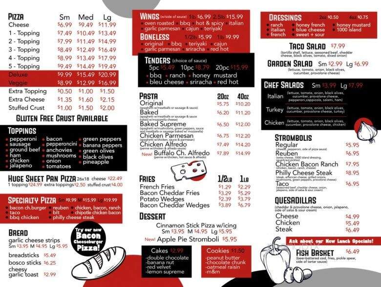 Donna D's Pizza - Ashland, OH menu_pic